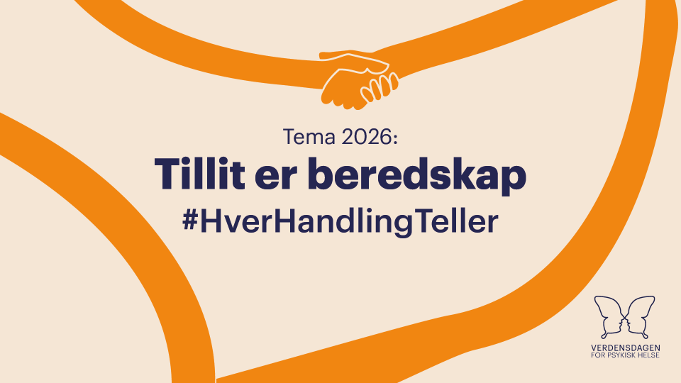 Lenke til artikkel: Vi markerer Verdensdagen for psykisk helse onsdag 7. oktober