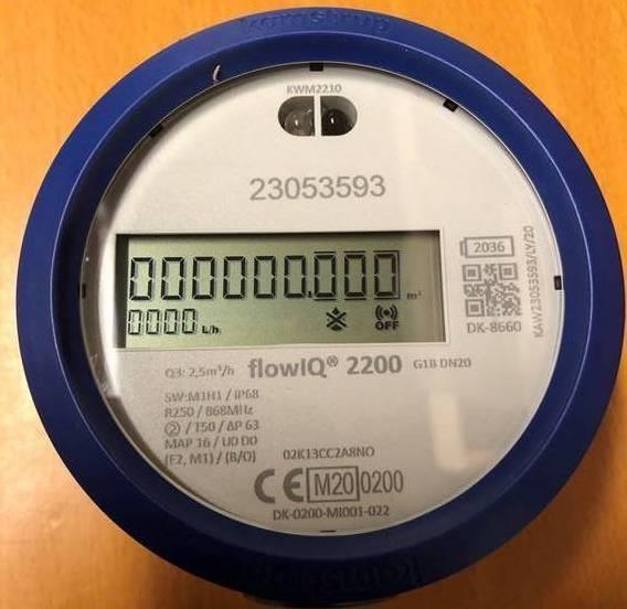 digital vannmåler - Klikk for stort bilde