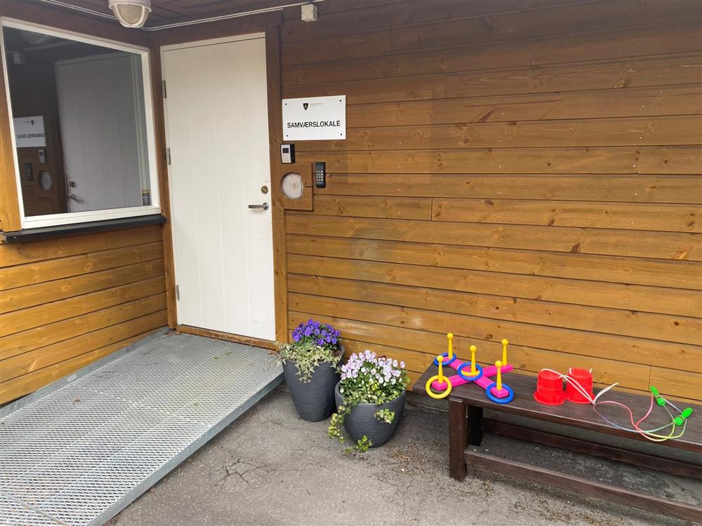 Fra samværslokalet i Askim - Klikk for stort bilde