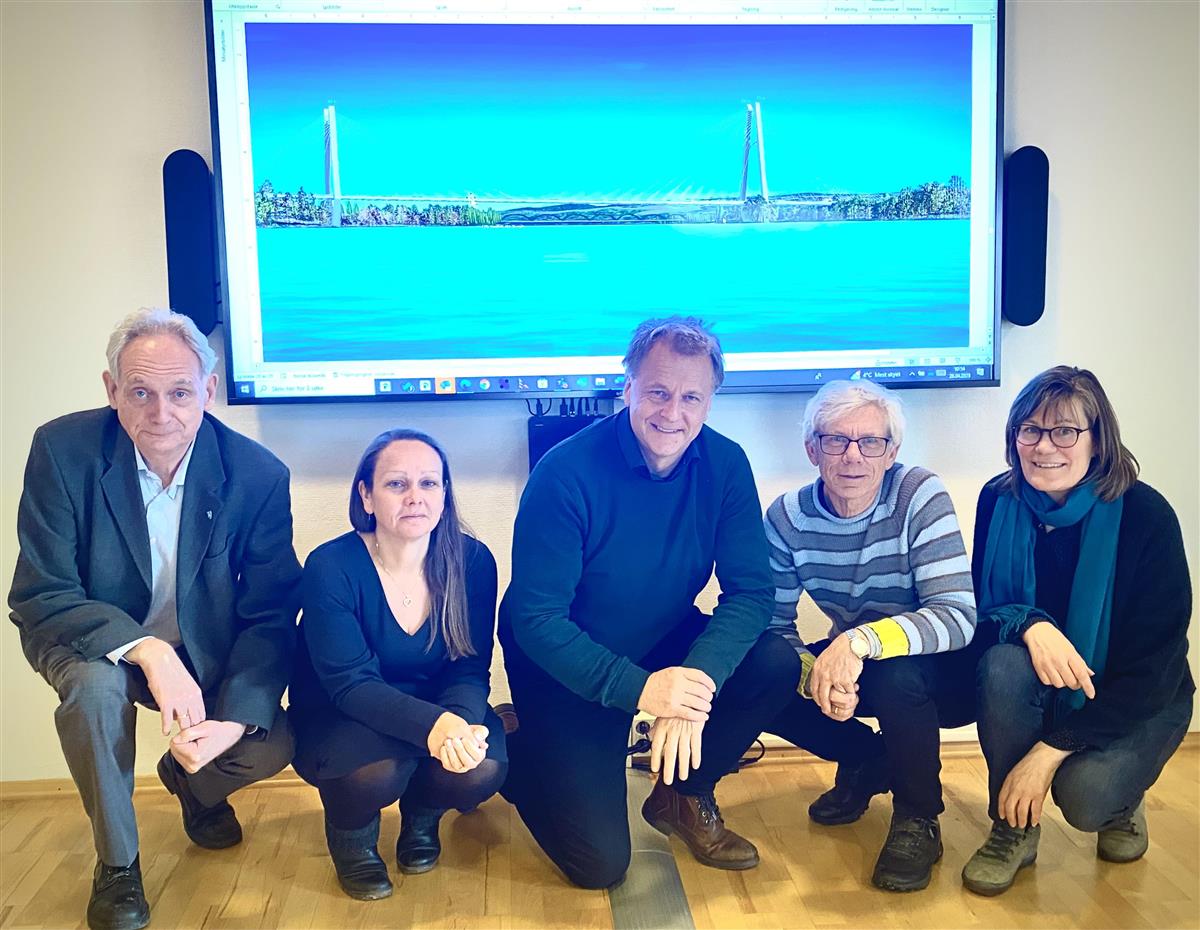 Fetsund 2023.4.26 - møter Statens Vegvesen om rv22 og broløsning - Klikk for stort bilde