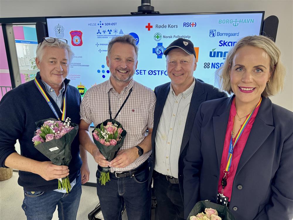 2026.9.4 - IØ regionråd - Sykehuset Østfold v. Stene-Johansen, Joner, Frøshaug og Storhaug, foto Erik Unaas.jpeg - Klikk for stort bilde