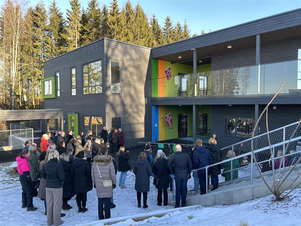 Offisiell åpning av Løkenskogen barnehage, mandag 10. februar. - Klikk for stort bilde