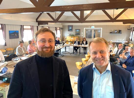 Martin Hove og Saxe Frøshaug - Klikk for stort bilde